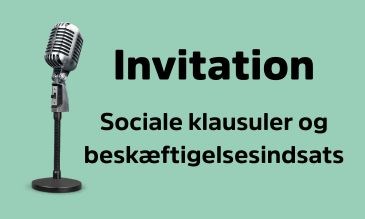 Sociale klausuler og beskæftigelsesindsats